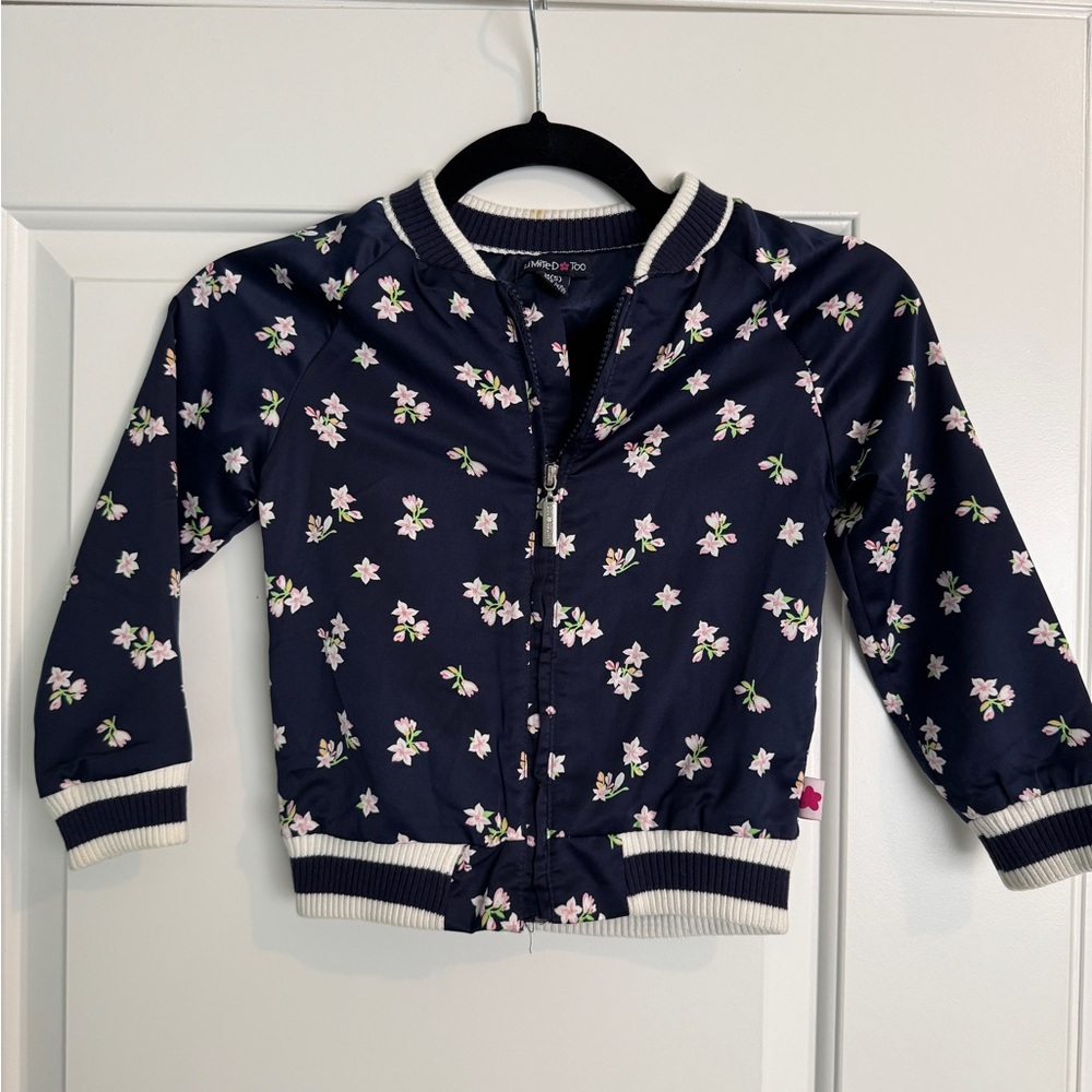 Limited‎ Too brand girls floral bomber jacket